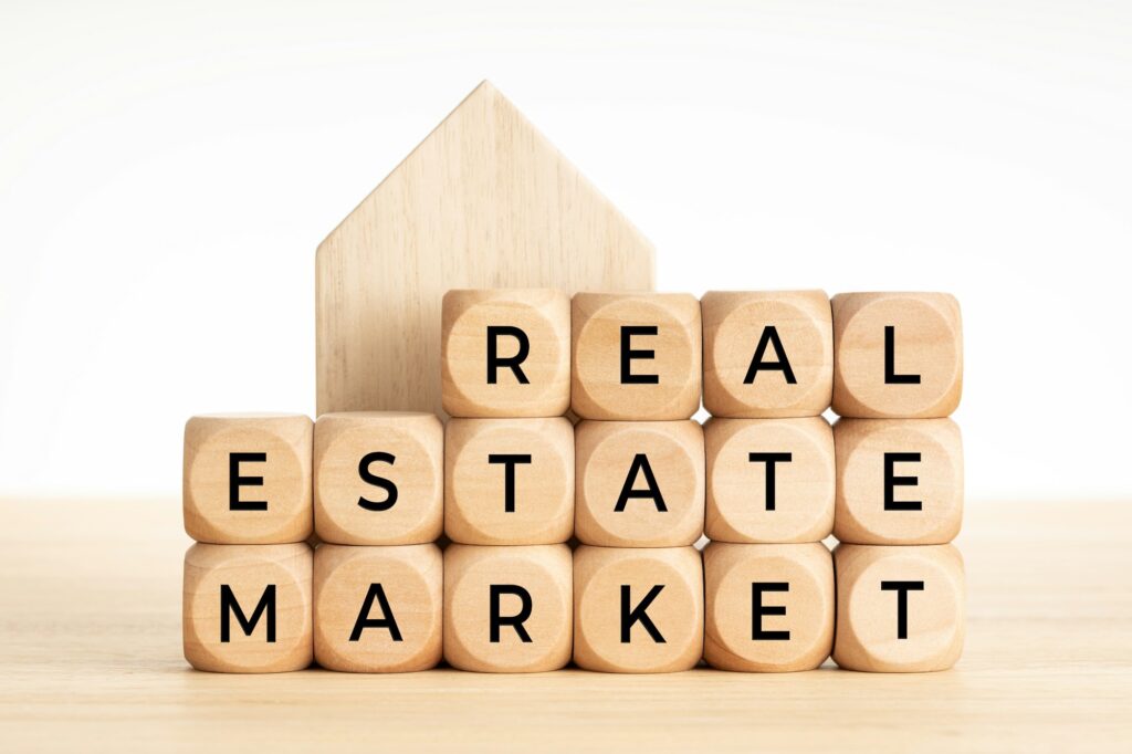 Real estate market concept